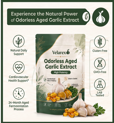 Aged Garlic Extract 7500mg – Odorless Circulation Support